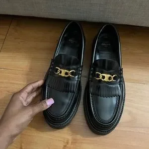 [VIPセール] 残りわずか！Celine セリーヌ Loafer CELINE セリーヌ ローファー MARGARET TRIOMPHE CHAIN CHUNKY